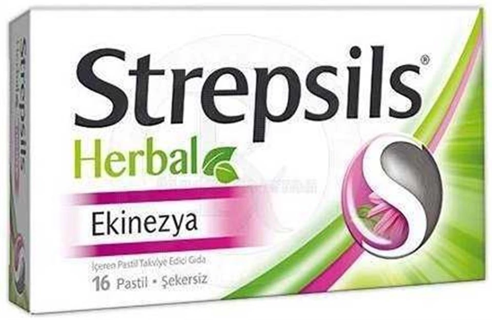 Strepsils Herbal Ekinezya 16 Pastil - Şekersiz