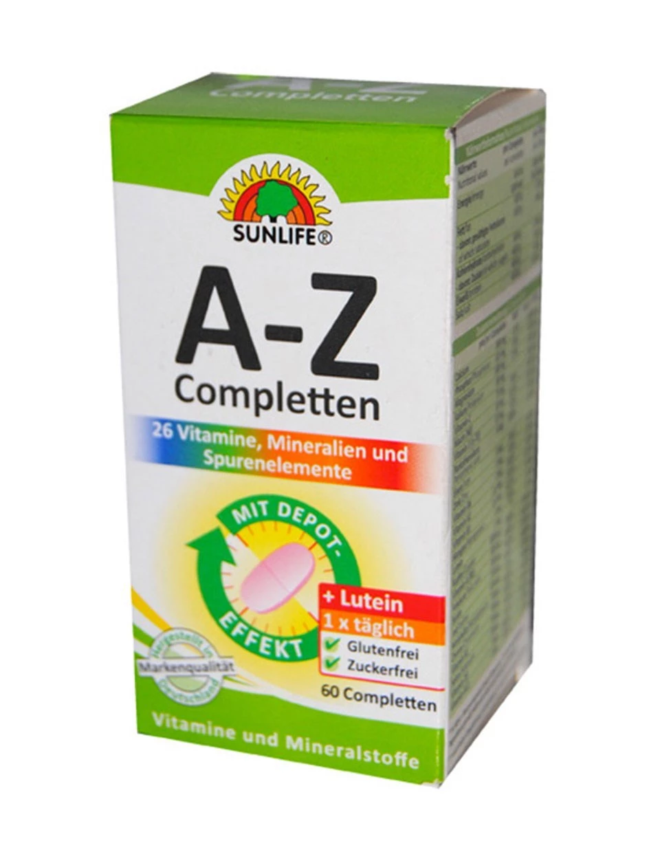 Sunlife A-Z Lutein 60 Tablet
