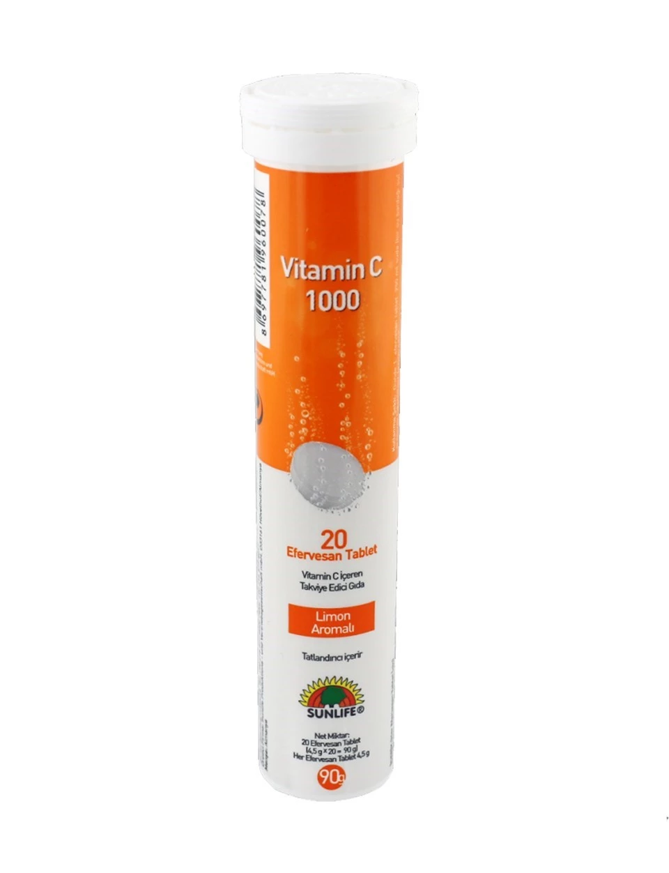 Sunlife Vitamin C 1000 mg 20 Suda Eriyen Tablet