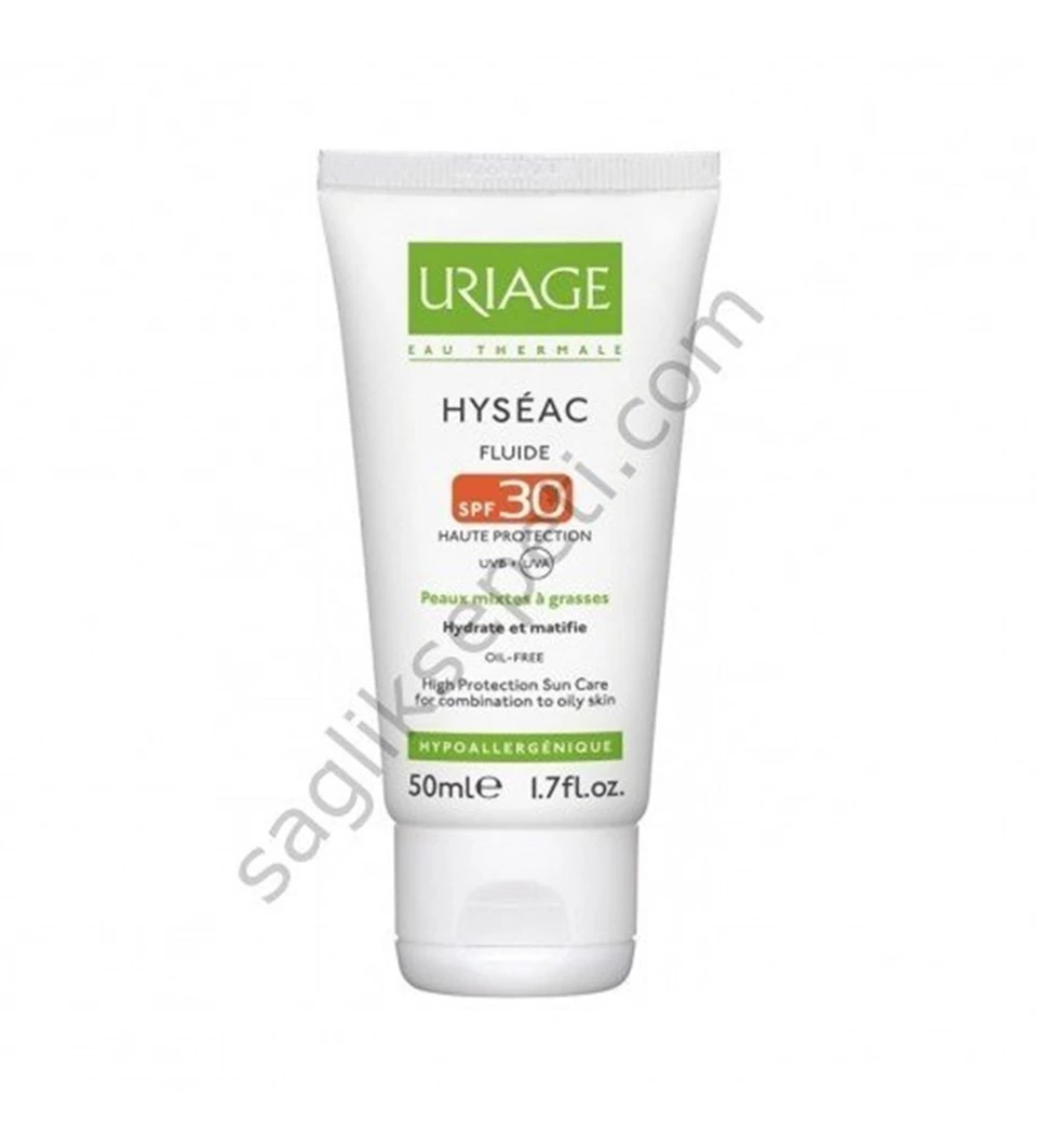 Uriage Hyseac Fluide Spf30 Krem (Oil Free) 50 ml