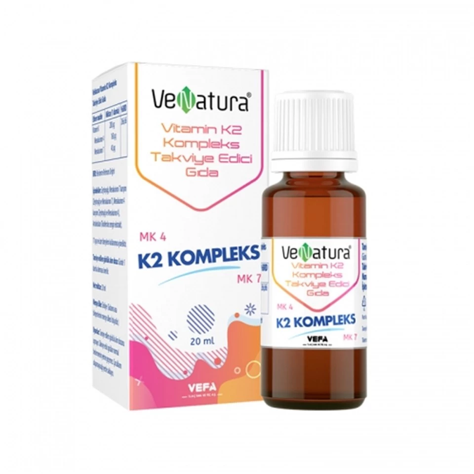 Venatura K2 Kompleks Takviye Edici Gıda 20 ml