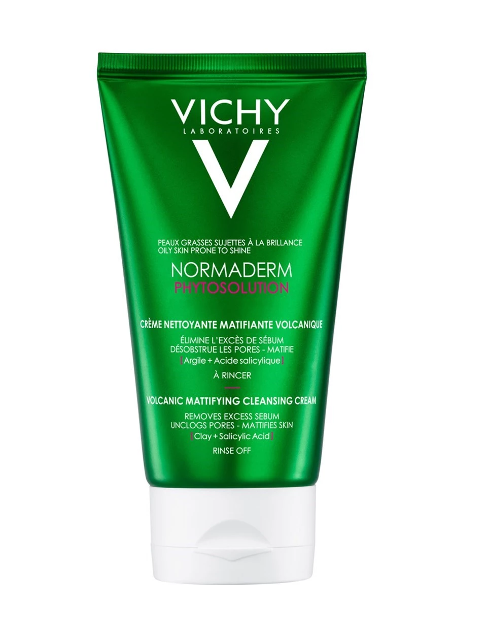 Vichy Normaderm Phytosolution Volcanic Mattifying Cleansing Cream 125ml