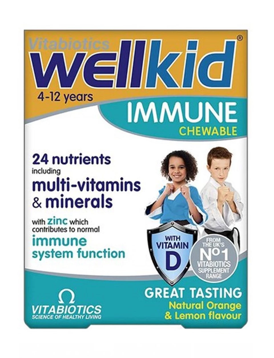 Vitabiotics Wellkid Immune Chewable Takviye Edici Gıda 30 Tablet