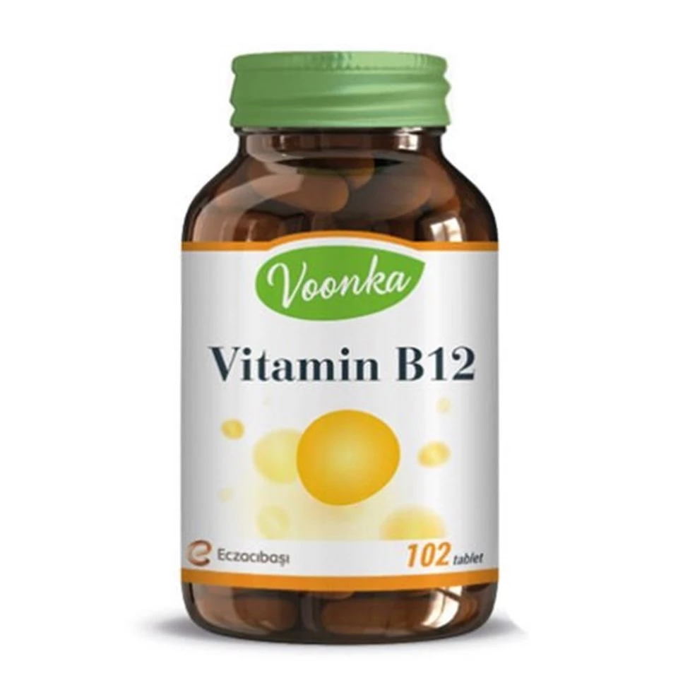 Voonka Vitamin B12 İçerikli Takviye Edici Gıda 102 Tablet