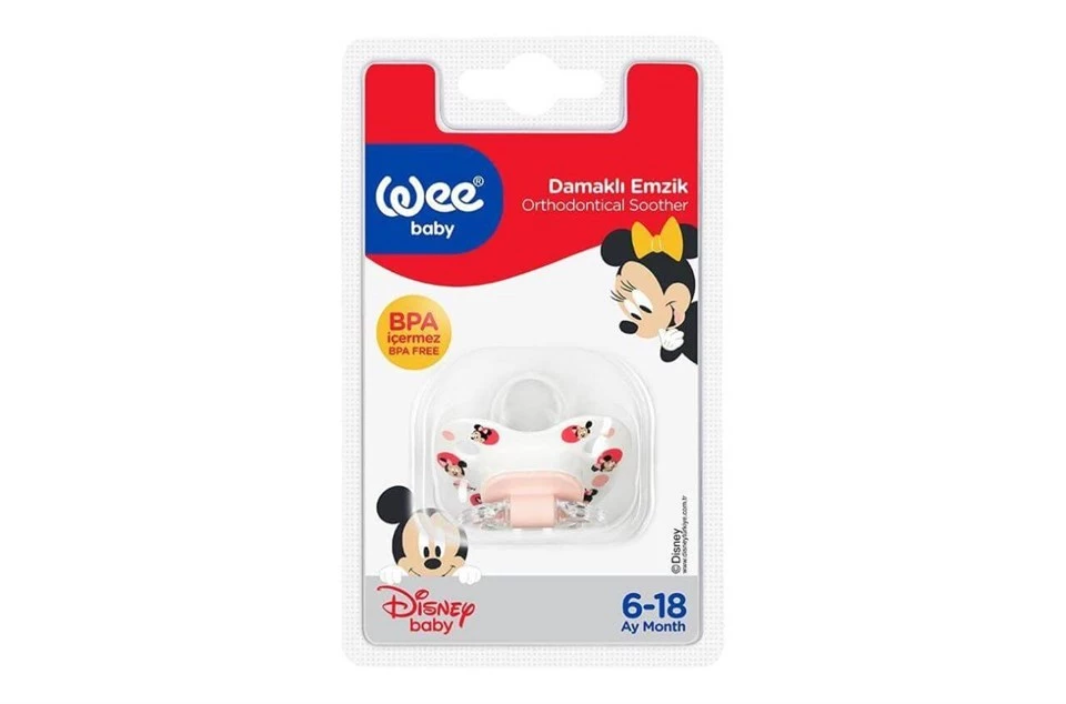 Wee Baby Disney Damaklı Emzik No:2 6-18 Ay