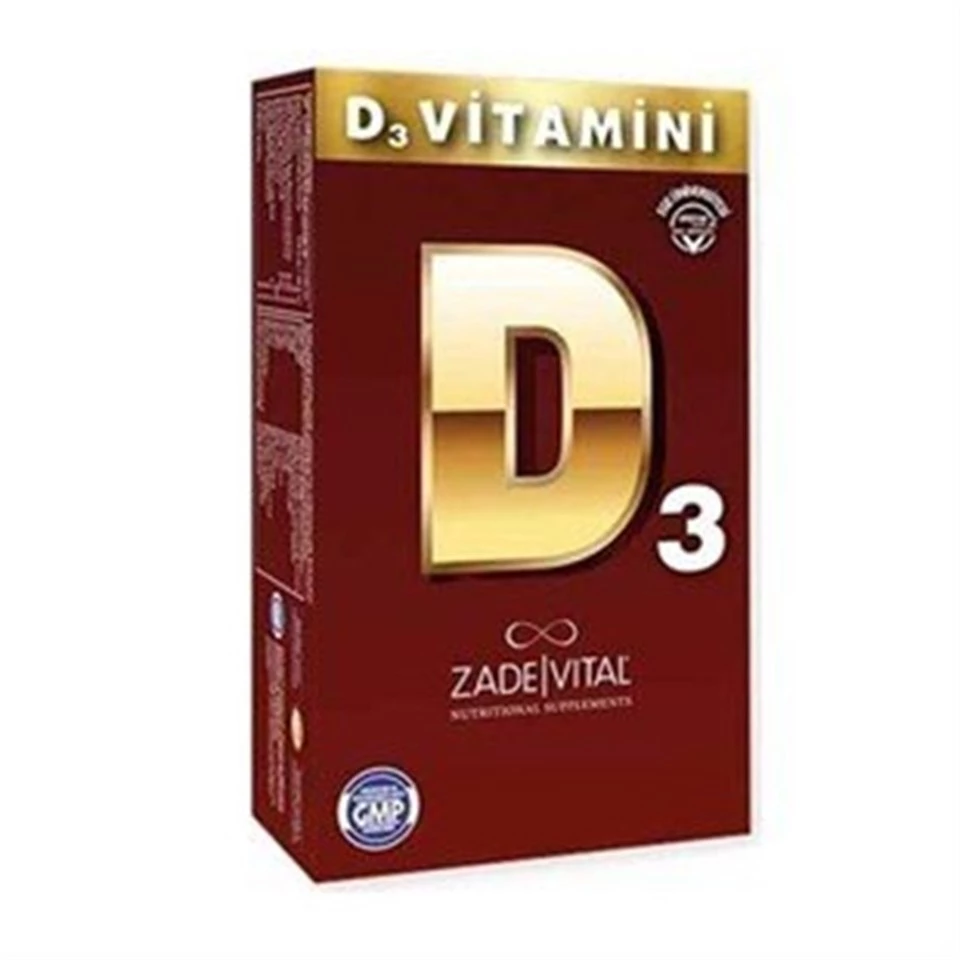 Zade Vital Vitamin D3 200İu 500Mg 30 Kapsül